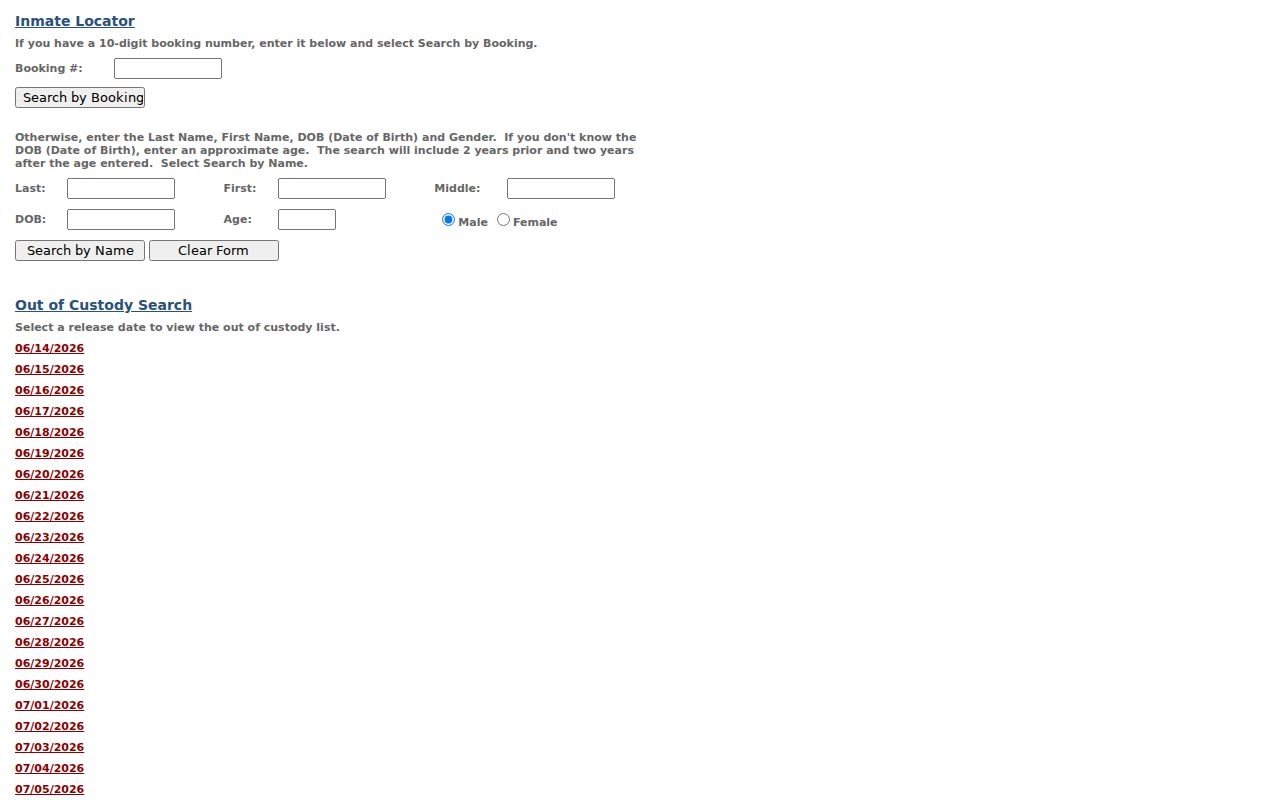 Colton people search San Bernardino County inmate locator