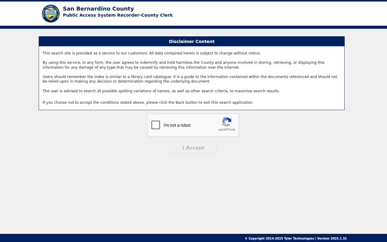 Colton people search recorder public access system